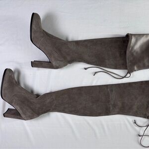 Stuart Weitzman Gray Over the Knee Boots
